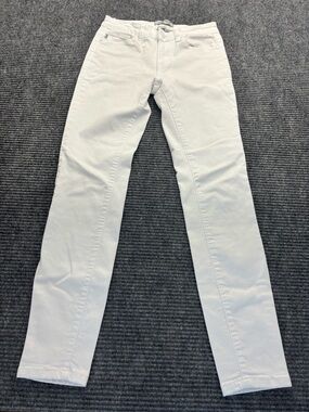 Women’s White Judy Blue skinny Fit Mid Rise Denim Pants Jeans Casual Size 1/25